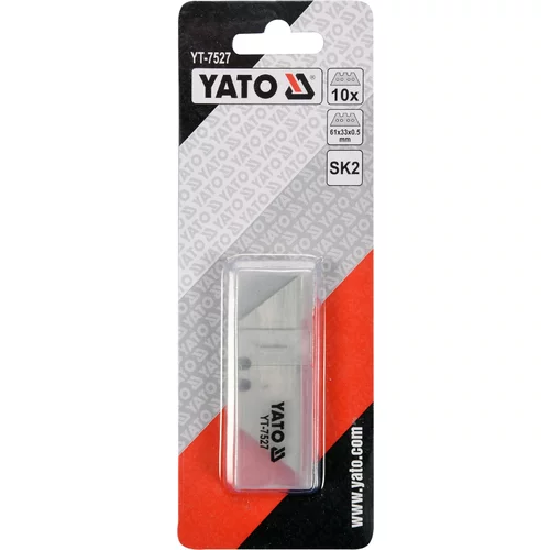 YATO Lomené náhradné čepele 61x33x0,5 mm (YATO náradie) - obr. 2
