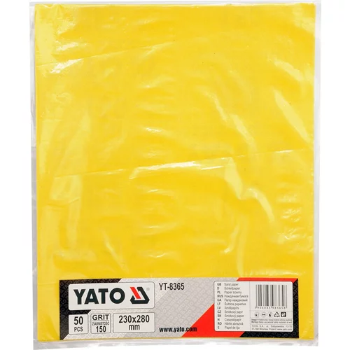 Brúsny papier 230*280 gr. 150 /YATO/ - obr. 1