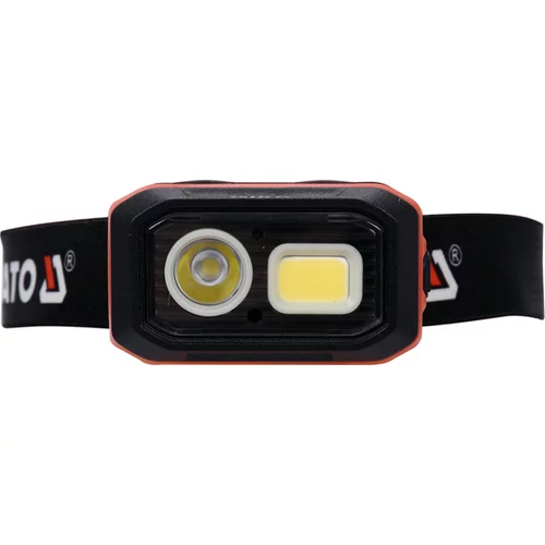 ČELOVKA 500LM, BATÉRIA/3XAAA, SENZOR POHYBU, LI-ION 3,7V 1000MAH, IP54, PLYNULE NASTAVENIE SVETL. /YATO/ - obr. 2