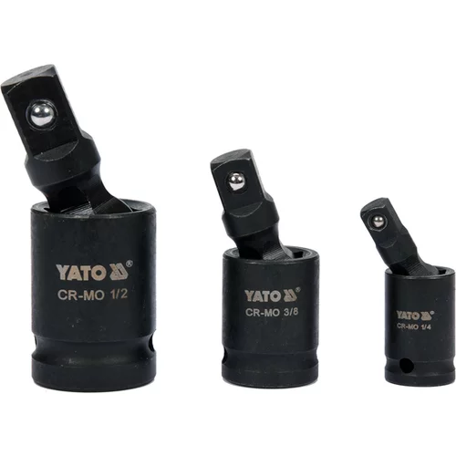 Sada nárazových kĺbov 1/4'', 3/8'', 1/2'' /YATO/ - obr. 1