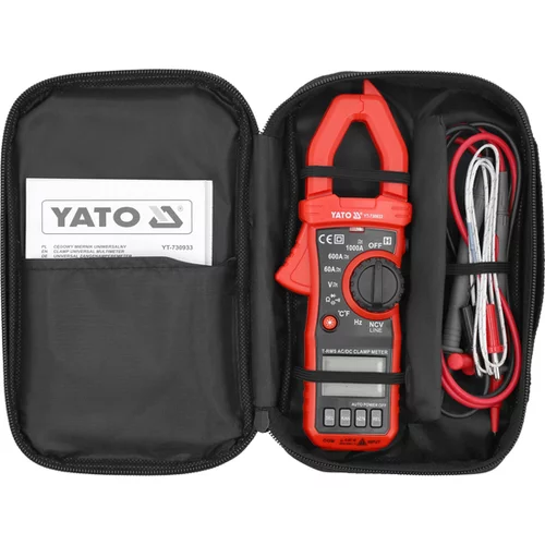 TRUE RMS AC/DC CLAMP METER 10MA - 1000A /YATO/ - obr. 4