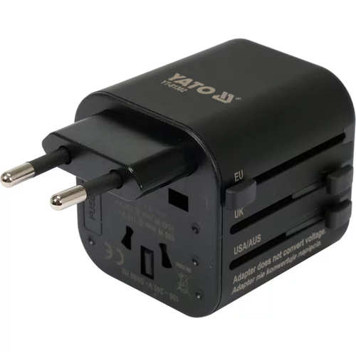 UNIVERZÁLNY CESTOVNÝ ADAPTÉR PRE VYŠE 150 KRAJÍN /YATO/ - obr. 2