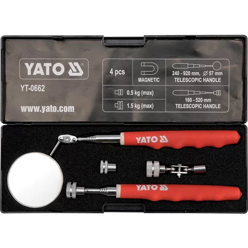 YATO Inšpekčná súprava (zrkadlo + magnetický držiak) (YATO náradie) - obr. 2