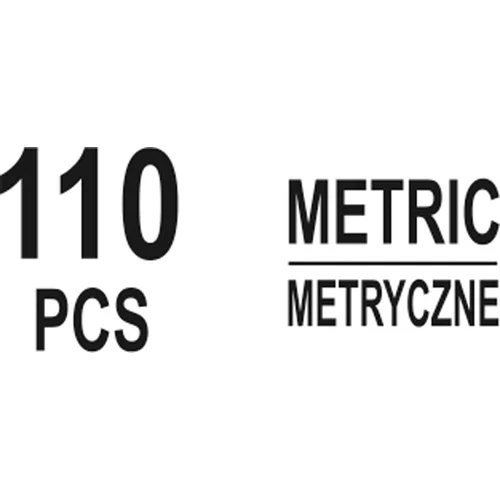 YATO Sada mazacích hlavíc 110ks (YATO náradie) - obr. 3
