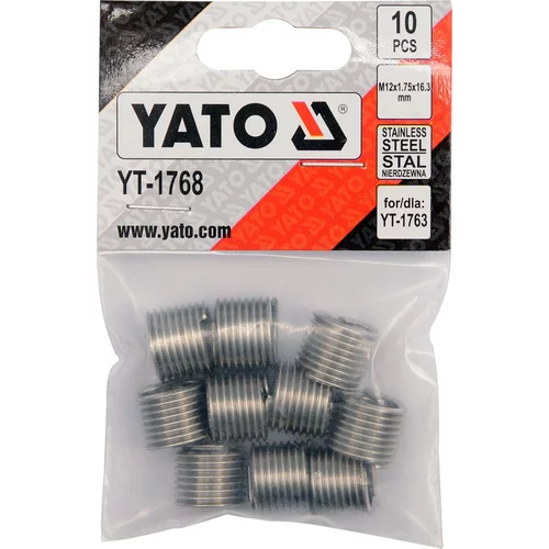 YATO Špirálová vložka na opravu závitov M12 10 ks (YATO náradie) - obr. 2