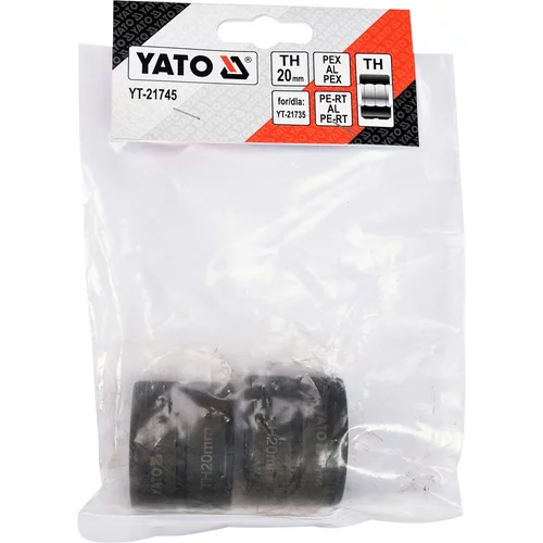 YATO Náhradné čeľuste k lisovacím kliešťom YT-21735 typ TH 20 mm (YATO náradie) - obr. 1