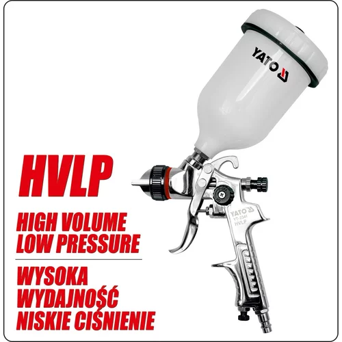 YATO Pištoľ na lakovanie s nádržou 0,6l 1.5mm (YATO náradie) - obr. 2