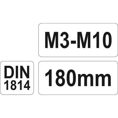 YATO Račňa na závitníky M3 - M10 (YATO náradie) - obr. 2