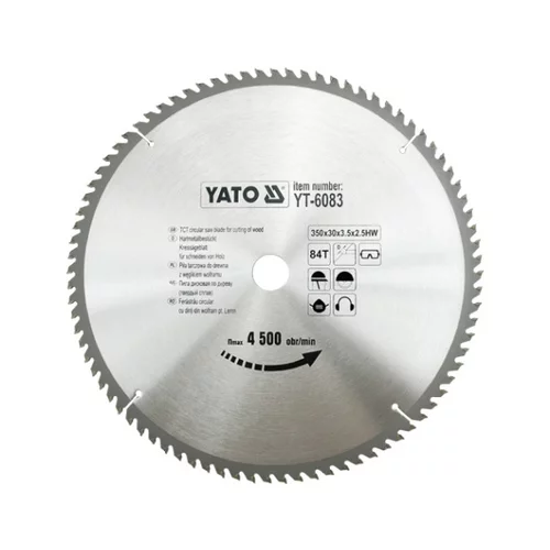 YATO Kotúč na drevo 350 x 30 mm 84z