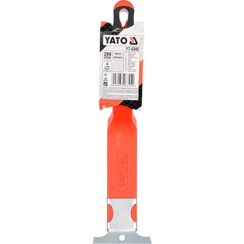 Drôtená kefa ručná 290 mm mosadz -4 rady /YATO/ - obr. 1