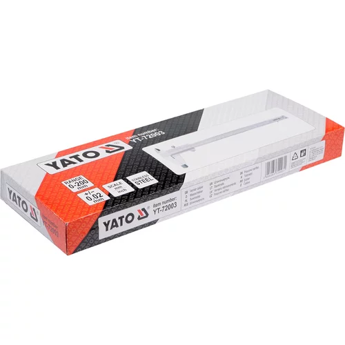 YATO Posuvné meradlo 200 x 0,02 mm (YATO náradie) - obr. 3