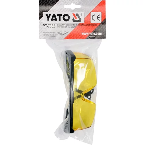 YATO Okuliare ochranné žlté typ 9844 (YATO náradie) - obr. 1