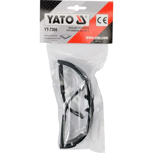 YATO Okuliare ochranné tmavé typ 91659 (YATO náradie) - obr. 1