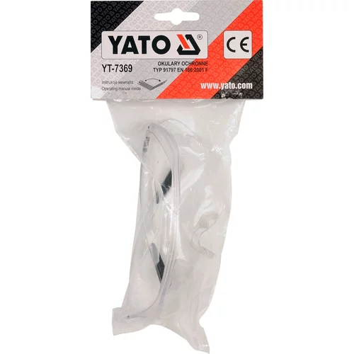 Okuliare ochranné číre typ 91797 /YATO/ - obr. 1