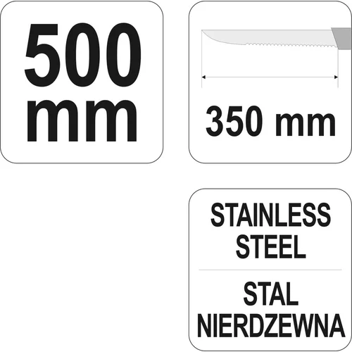 YATO Nôž na rezanie stavebných izolačných hmôt 500 mm (YATO náradie) - obr. 2