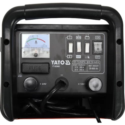 YATO Nabíjačka s funkciou štartovania motorov 12V-300A / 24V-240A (YATO náradie) - obr. 1
