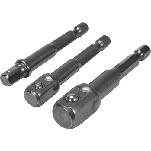 SÚPRAVA HEX ADAPTÉRU PRE ZÁSUVKY - 1/4, 3/8, 1/2 /YATO/ - obr. 1