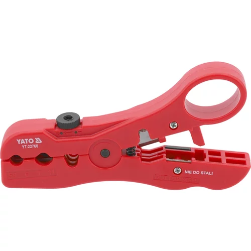 IZOLAČNÝ STRIPPER STP, UTP, RG59, RG6, RG7, RG11 /YATO/ - obr. 1