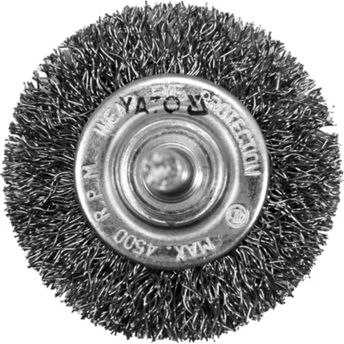 KOTÚČOVÁ KEFA S 50MM NEREZOVOU STOPKOU NA VŔTAČKU /YATO/ - obr. 1