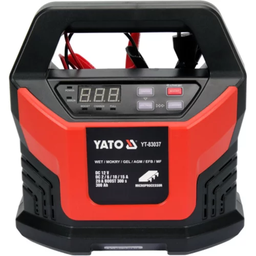 ELEKTRONICKÝ USMERŇOVAČ 12V/2A, 6A, 10A, 15A BOOST 300S 20A /YATO/ - obr. 1