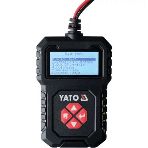 ELEKTRONICKÝ 12V TESTER BATÉRIÍ /YATO/ - obr. 2