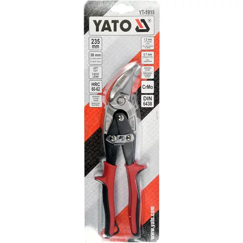 YATO Nožnice na plech 235 mm ľavé CrMo (YATO náradie) - obr. 1