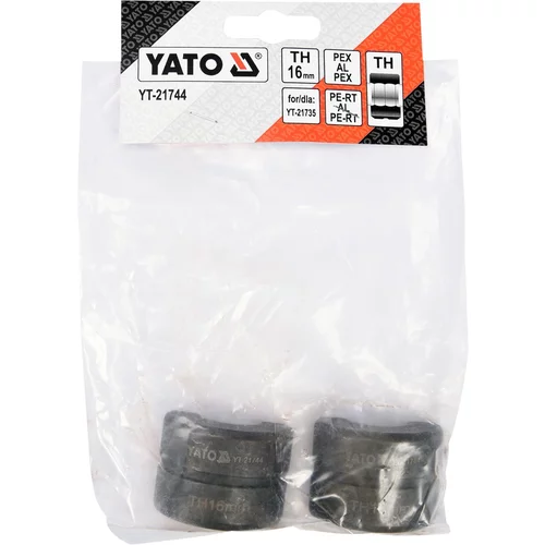 YATO Náhradné čeľuste k lisovacím kliešťom YT-21735 typ TH 16 mm (YATO náradie) - obr. 1