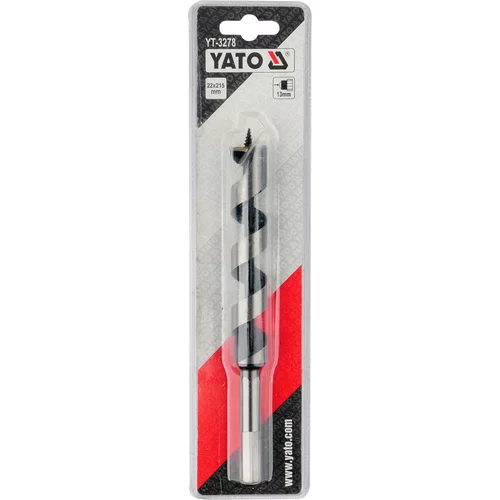 YATO Vrták do dreva hadovitý 22 x 215 mm