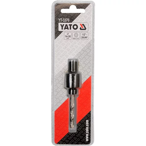 YATO Šróbový unášač na vŕtanie korunky 14 - 30 mm HEX 11 mm 1/2