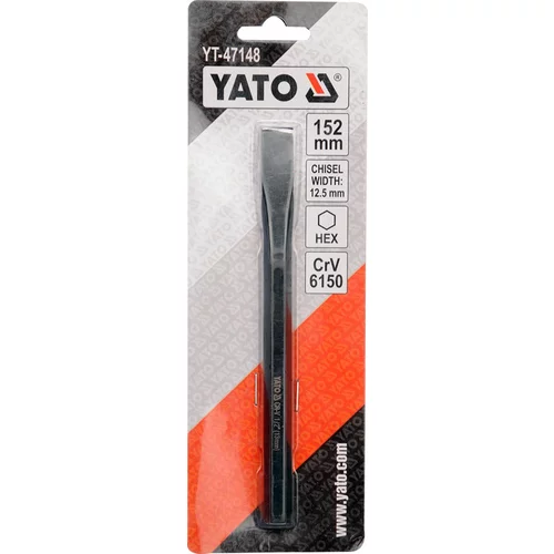 Sekáč plochý 12,5 x 152mm /YATO/ - obr. 1
