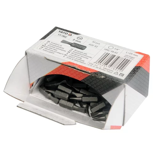 YATO Bit TORX T8 x 1/4”, dl.25mm 50ks (YATO náradie) - obr. 1