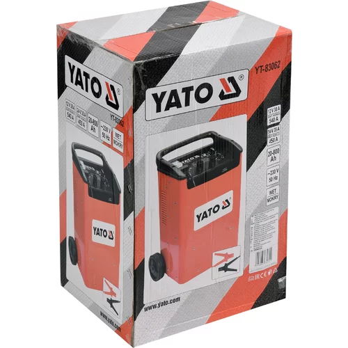 YATO Nabíjačka s funkciou štartovania motorov 20-800 Ah (YATO náradie) - obr. 2