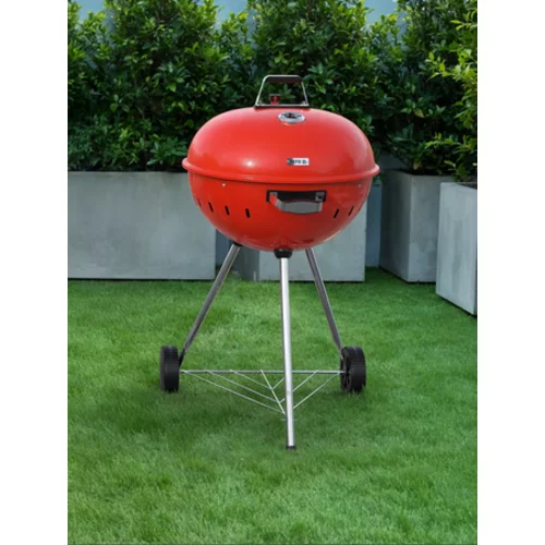 KRUHOVÝ GRIL NA UHLIE 54CM ČERVENÝ /YATO/ - obr. 10