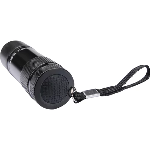 HLINÍKOVÁ SVIEČKA, 9 LED, ČIERNA /YATO/ - obr. 2