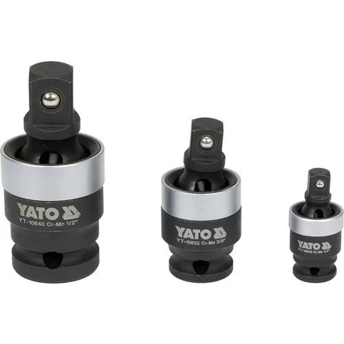 SADA NÁRAZOVÝCH KĹB 1/4''; 3/8''; 1/2'' /YATO/