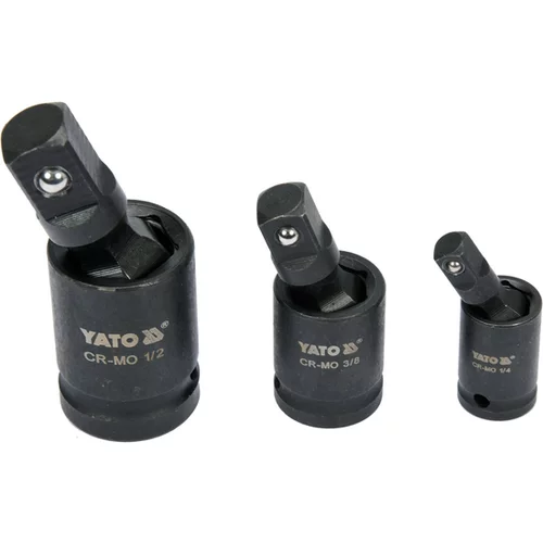 Sada nárazových kĺbov 1/4'', 3/8'', 1/2'' /YATO/