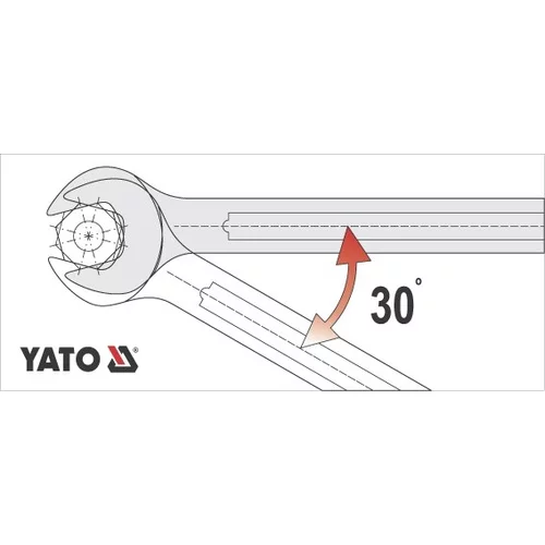 Očkoplochý kľúč 10mm /YATO/ - obr. 1