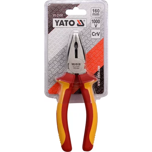 Kliešte kombinované 160 mm VDE (1000V) /YATO/ - obr. 2