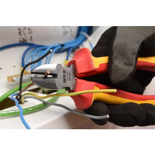 Kliešte štiepacie bočné 180 mm VDE (1000V) /YATO/ - obr. 3