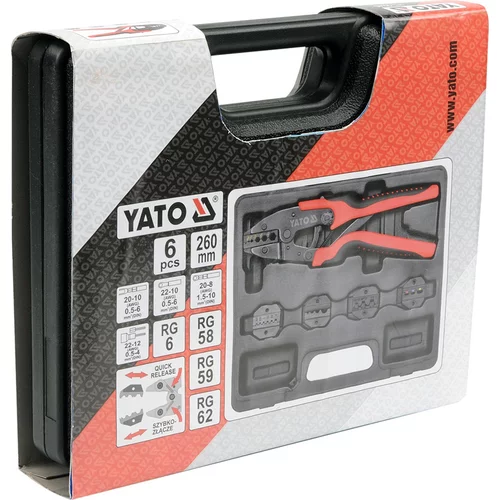 YATO Konektorové kliešte 260 mm sada (YATO náradie) - obr. 3