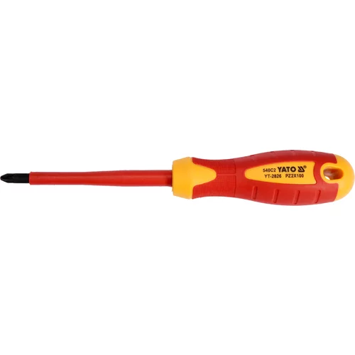 YATO Skrutkovač krížový PZ2 x 100 mm izolovaný 1kV
