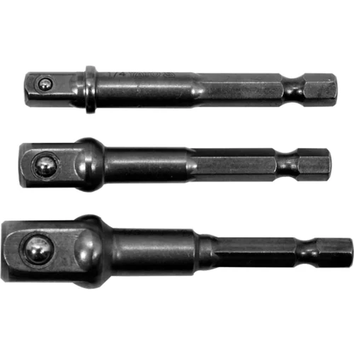 SÚPRAVA HEX ADAPTÉRU PRE ZÁSUVKY - 1/4, 3/8, 1/2