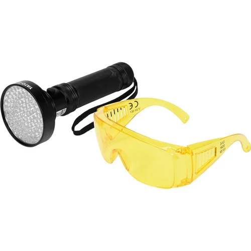 SET UV 100 LED BATERKA A OKULIARE