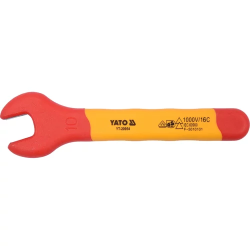 IZOLOVANÝ OTVORENÝ KĽÚČ 10MM VDE /YATO/