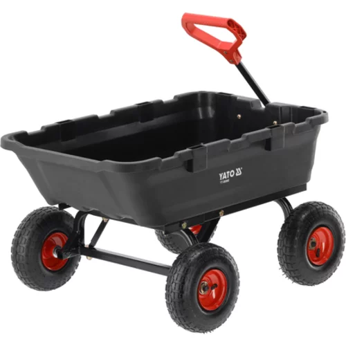 ZÁHRADNÝ VOZÍK S VYKLÁPAČOM XL 350KG /YATO/ - obr. 1