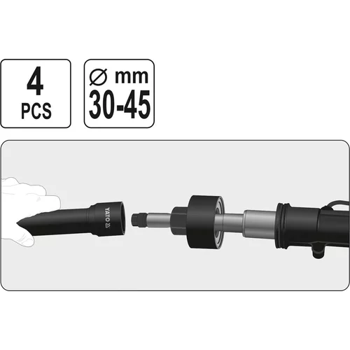 YATO Sada kľúčov pre hrebeň riadenia 4ks Ø 30-45mm (YATO náradie) - obr. 1