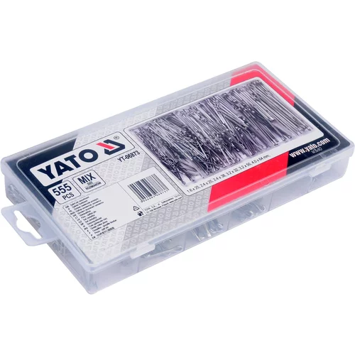 YATO Sada závlačiek R-01 - R-06, 555 ks (YATO náradie) - obr. 1