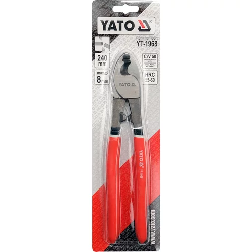 Kliešte 240mm štípacie na káble/bočné /YATO/ - obr. 1