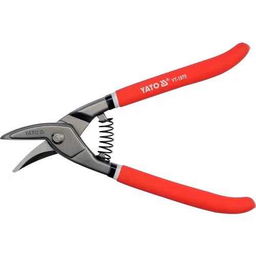 YATO Nožnice na plech 260 mm zahnuté
