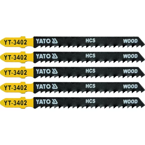 YATO Pílový list do priamočiarej píly 100 mm TPI8 5 ks